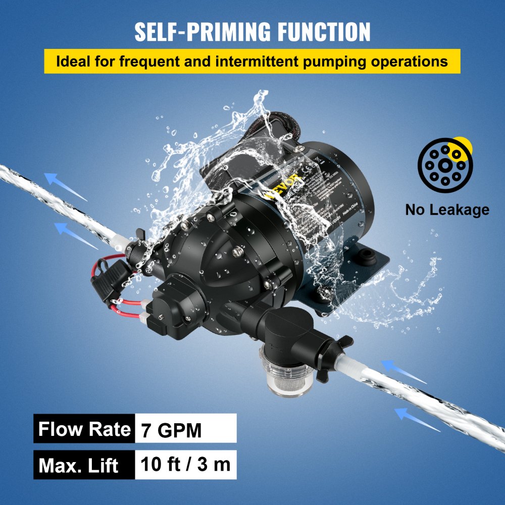 Pesupump (12V, 26 L/min, 4 Bar) – toote pilt 3