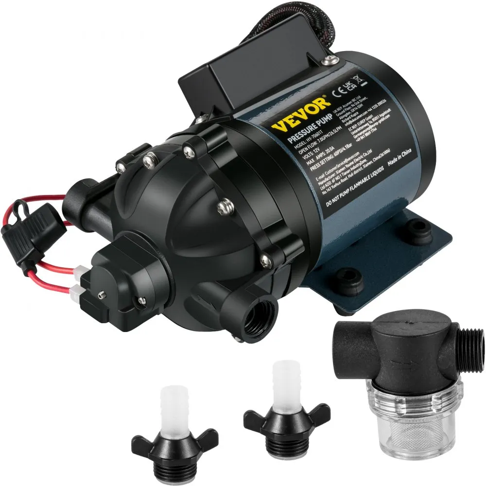 pesupump 12V 26 L/min – Pesupump (12V, 26 L/min, 4 Bar)