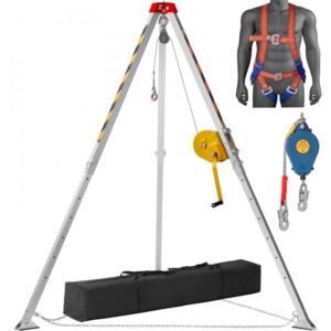 piiratud ruumi päästetripood 816,4 kg – Piiratud Ruumi Päästetripood (816,4 kg Vints, 2,13 m Jalad, 30 m Kaabel)