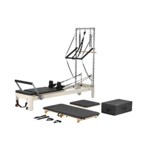pilatese reformer koduseks treeninguks – Pilatese reformer koduseks treeninguks (kuni 181 kg, topeltvastupanu, reformerikast)