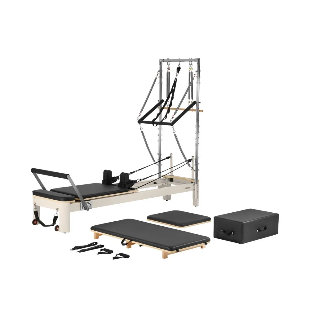 pilatese reformer koduseks treeninguks – Pilatese reformer koduseks treeninguks (kuni 181 kg, topeltvastupanu, reformerikast)