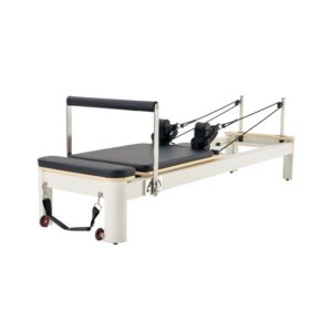 pilatese reformer kodus treenimiseks – Pilatese Reformer (Kuni 181 Kg, Istumiskastiga, Topeltvastupanu)