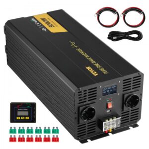 puhas siinuslaine inverter 5000 W – Puhas siinuslaine inverter (5000 W, 12V DC, 230V AC)
