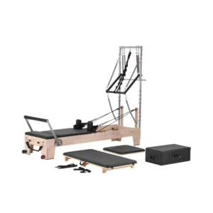 puidust pilatese reformer kodus – Puidust pilatese reformer koduseks treeninguks (kuni 181 kg, topeltvastupanu, reformeri…