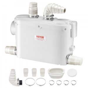 purustuspump 500w 6600 l/h – Purustuspump (500 W, 8 m Tõstekõrgus, 6600 L/h Vooluhulk, 3 Veesisendit)
