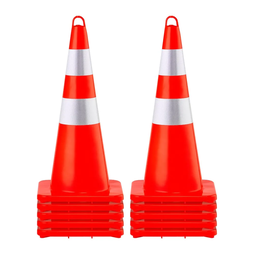 pvc liikluskoonused 28 tolli – PVC Liikluskoonused (71 Cm, 10 Tk, 2 Helkurrõngast)