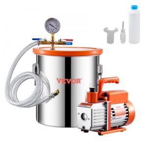 roostevabast terasest vaakumkamber pump – Roostevabast Terasest Vaakumkamber Ja Pump (19 L, 100 L/min, 1-astmeline)
