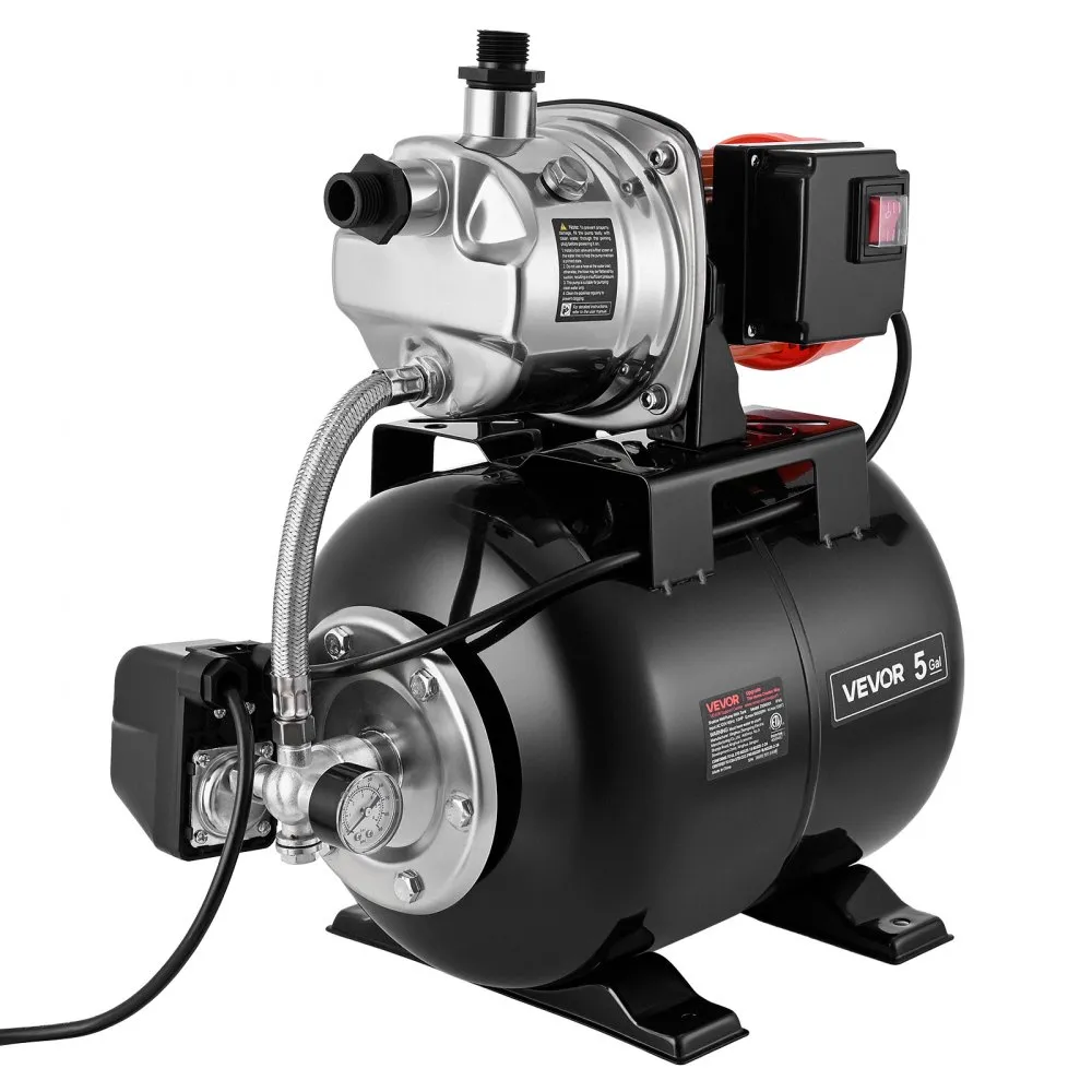 roostevabast terasest veepump survepaagiga – Roostevabast Terasest Veepump Survepaagiga (230V, 3750 L/h, 19 L Paak)