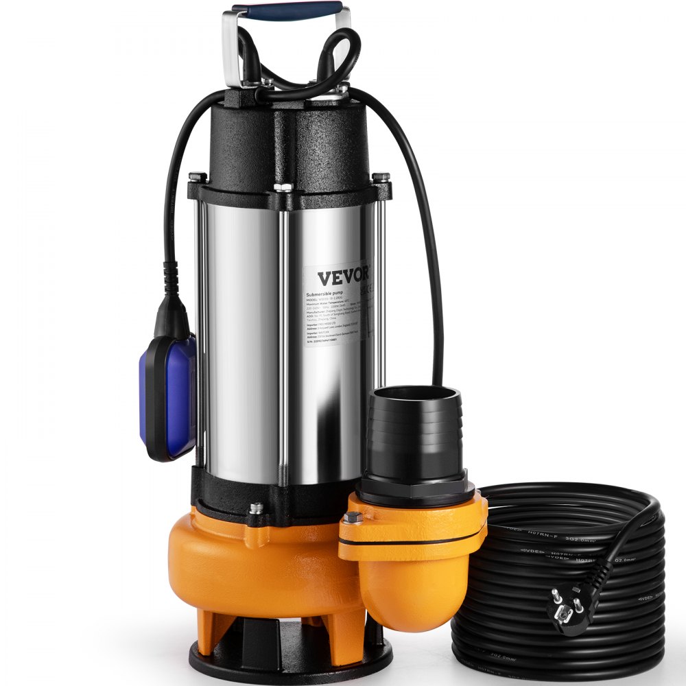 sukelpump 2200 W veevool – Sukelpump (2200 W, 60 000 L/h, 8 m Kaabel, Automaatne Ujuklüliti)