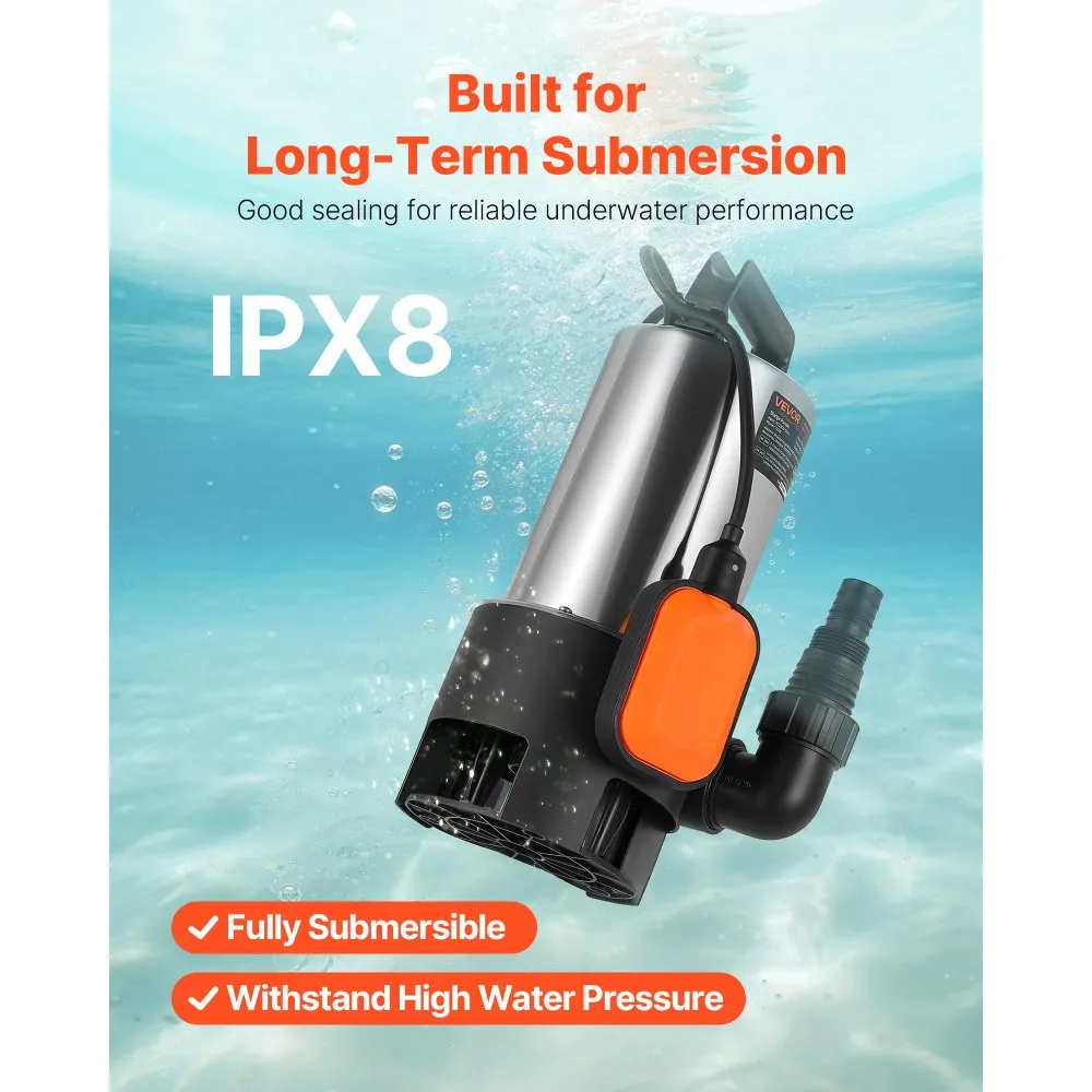 Sukelpump (710 W, 20 000 L/h, 9 m tõstevõime) – toote pilt 4