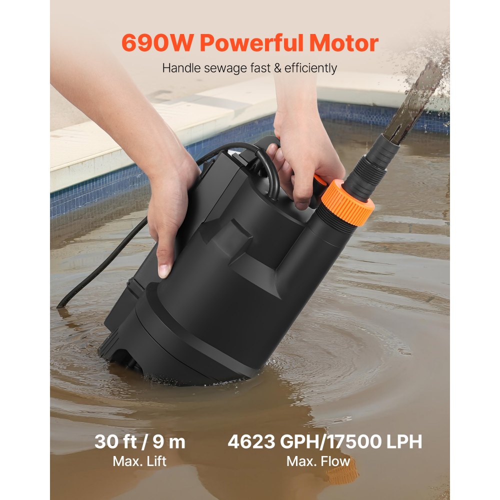 Sukelpump Reovee Jaoks (690 W, 17 500 L/h, 9 m Tõstevõime) – toote pilt 1