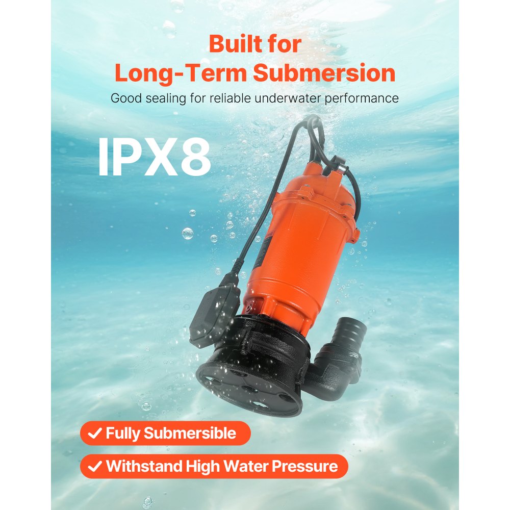 Sukelpump Reoveele (1500 W, 21 000 L/h, 18 m Tõstekõrgus) – toote pilt 4