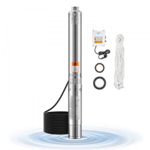 süvavee sukelduspump 1100 W – Süvavee Sukelduspump (1100 W, 65 L/min, 85 m Tõstevõime, 20 m Juhe)