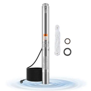 süvavee sukelpump 1100 W – Süvavee Sukelpump (1100 W, 100 L/min, 75 m Tõstekõrgus, 20 m Juhe)