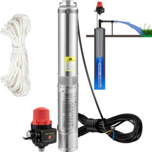 süvavee sukelpump 550 W – Süvavee sukelpump (550 W, 50 L/min, 89 m tõstekõrgus)