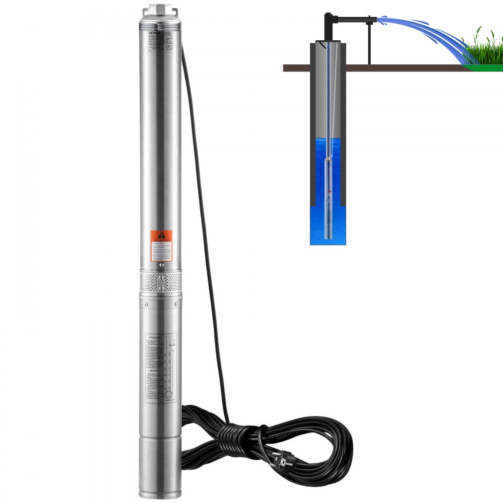 süvaveepump 1100 W 7,1 m³/h – Süvaveepump (1100 W, 7,1 m³/h, 105 m tõstekõrgus)