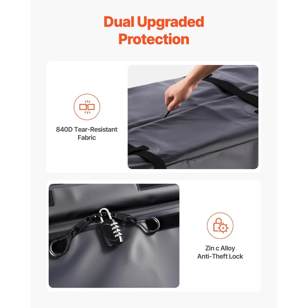 Veekindel haakekinnitusega pagasikott (453,1 L, 146×49,5×60,5 cm, 3,63 kg) – toote pilt 4
