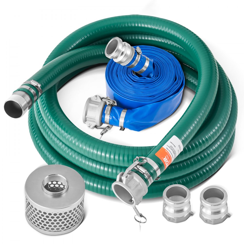 voolikukomplekt veepumbale mitmekülgne kasutus – Voolikukomplekt veepumbale (51 mm x 15,2 m, 6,1 m imivoolik)