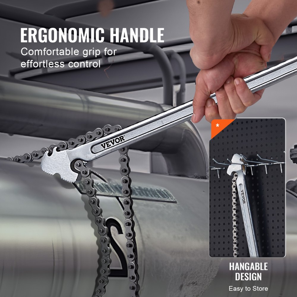 122 cm Kettvõti (34 cm Diameeter, CRV Materjal, Ergonoomiline Käepide) – toote pilt 4