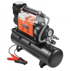 12V õhukompressor 6L paagiga – 12V Õhukompressor 6L Paagiga (10,3 Bar, 180 L/min, Kaasaskantav)