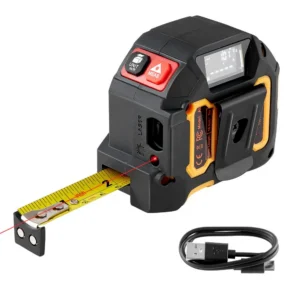 2-ühes-1 laser mõõdulint – 2-Ühes-1 Laser- Ja Mõõdulint (41 m Laser, 4,8 m Lint, Magnetiline)