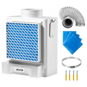 siseruumide kuivati ventilatsioonikomplekt veemahutiga – 3-ühes-1 siseruumide kuivati ventilatsioonikomplekt veemahutiga (99 mm, ABS, 236×134×29…