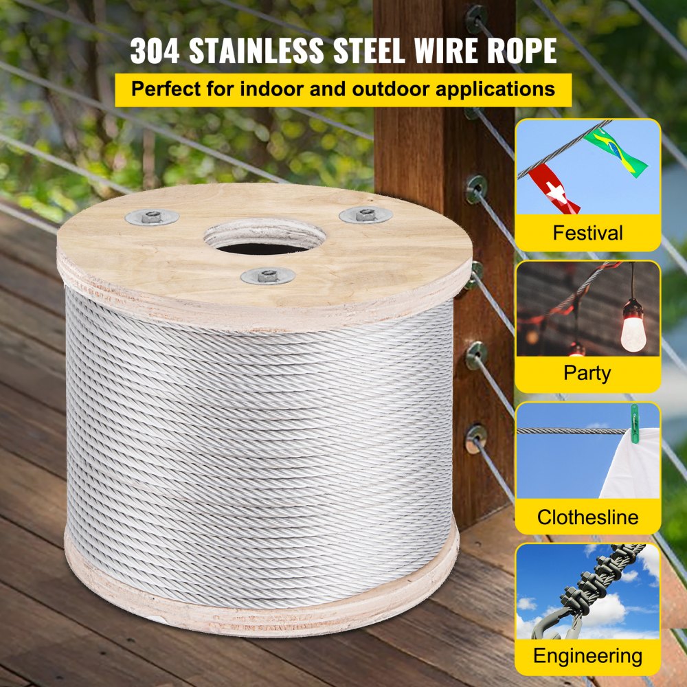 304 Roostevaba Terasest Tross (4,8 Mm, 76 M, 16,5 Kn) – toote pilt 1