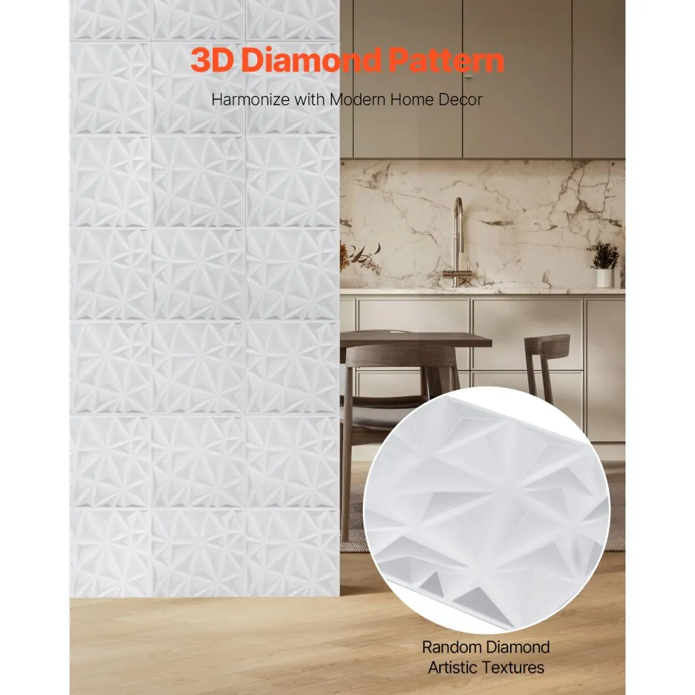 3D seinapaneelid (33 tk, 30×30 cm, 2,97 m²) – toote pilt 1