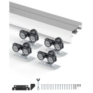 möödaviigu lükandukse riistvara alumiinium – 5 m möödaviigu lükandukse riistvara (3,5–4,4 cm paksus, 77,5 cm laius, alumiiniumist)
