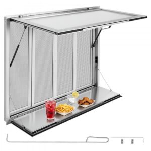 alumiiniumist kokkupandav teenindusaken – Alumiiniumist Kokkupandav Teenindusaken (122×91,5 cm, 4 Liugakent, 85° Avang)