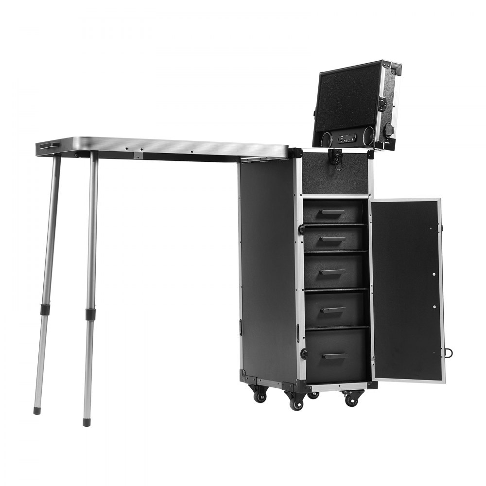 alumiiniumist kosmeetikakohver ratastel – Alumiiniumist kosmeetikakohver ratastel (990x380x850 mm, 14,94 kg)