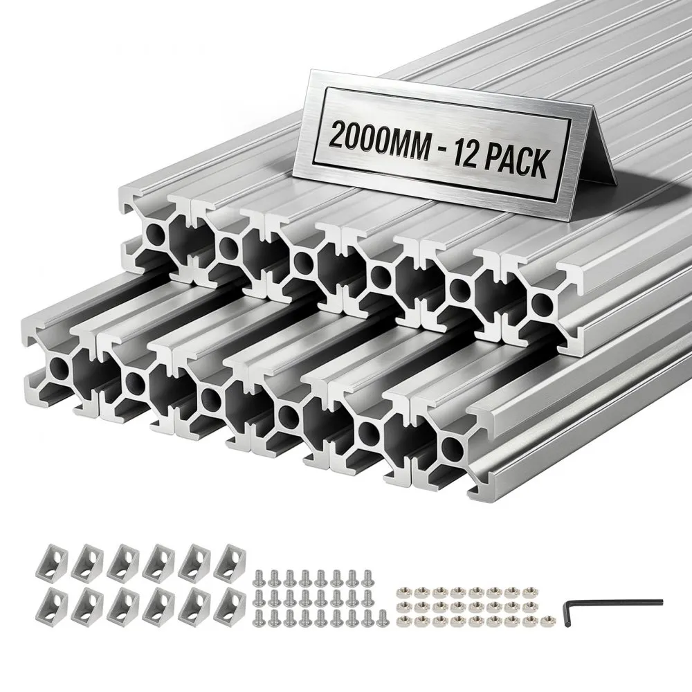 alumiiniumist T-sooneline lineaarne rööbas – Alumiiniumist T-sooneline lineaarne rööbas (2000 mm, 12 tk)