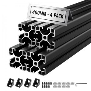 alumiiniumist T-sooneline lineaarne rööbas – Alumiiniumist T-sooneline Lineaarne Rööbas (4 Tk, 40 Cm, 6063-T5 Sulam)