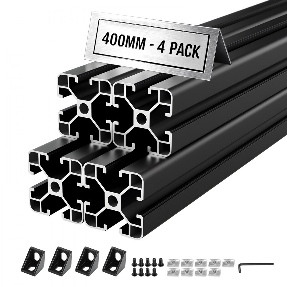 alumiiniumist T-sooneline lineaarne rööbas – Alumiiniumist T-sooneline Lineaarne Rööbas (4 Tk, 40 Cm, 6063-T5 Sulam)