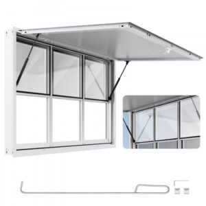 alumiiniumist teenindusaken toiduautole – Alumiiniumist teenindusaken (152 x 92 cm, 6 liugakent, 85° avamisnurk)