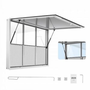 alumiiniumist teenindusaken toiduautole – Alumiiniumist Teenindusaken (162,6 x 101,6 cm, 85° Avamisnurk)