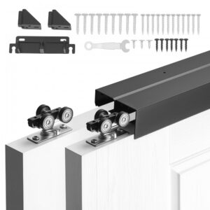 alumiiniumist topelt lükandukse süsteem – Alumiiniumist topelt-lükandukse süsteem (1829 mm, 25–45 mm paksus, 915 mm laius)