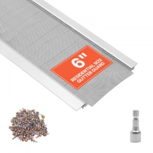 alumiiniumist vihmaveerennikaitse 152 mm – Alumiiniumist vihmaveerennikaitse (152,4 mm, 14,63 m, 1,02 mm paks)