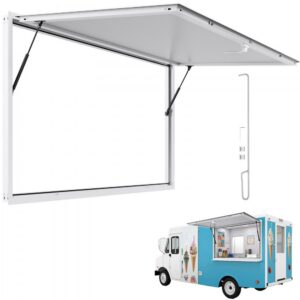 alumiiniumist müügiluuk vihmakindel – Alumiiniumisulamist Müügiluuk 188×102 Cm, 85° Avanemine, Vihmakindel