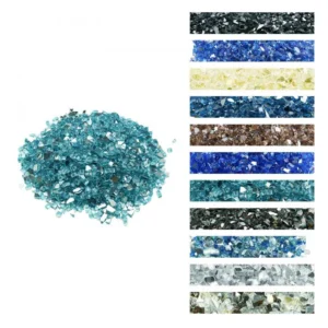 aqua sinine tuleklaas kaminasse – Aqua sinine tuleklaas (9 kg, 12,7 mm, 600 °C temperatuuritaluvus)