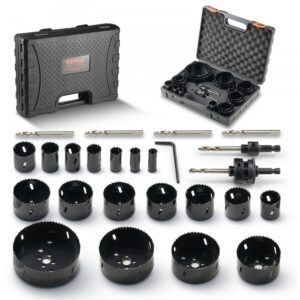 auk saagide komplekt 18 tk – Auksaagide Komplekt (18 Tk, 1,9-11,4 Cm, M42 Bi-Metall)