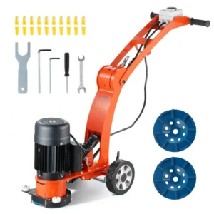 betoonpõranda lihvija 1500 W – Betoonpõranda lihvija (1500 W, 180 mm ketas, 1400 p/min)