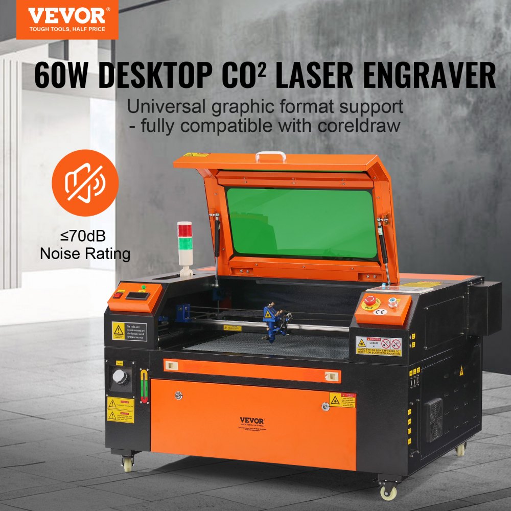 CO2 Lasergraveerimismasin (60W, 41 x 61 cm, 8 mm Lõikepaksus) – toote pilt 1