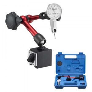 dial indikaator magnetalusega täpsus – Dial Indikaator Magnetalusega (0,01 Mm Täpsus, 0-0,76 Mm Ulatus)