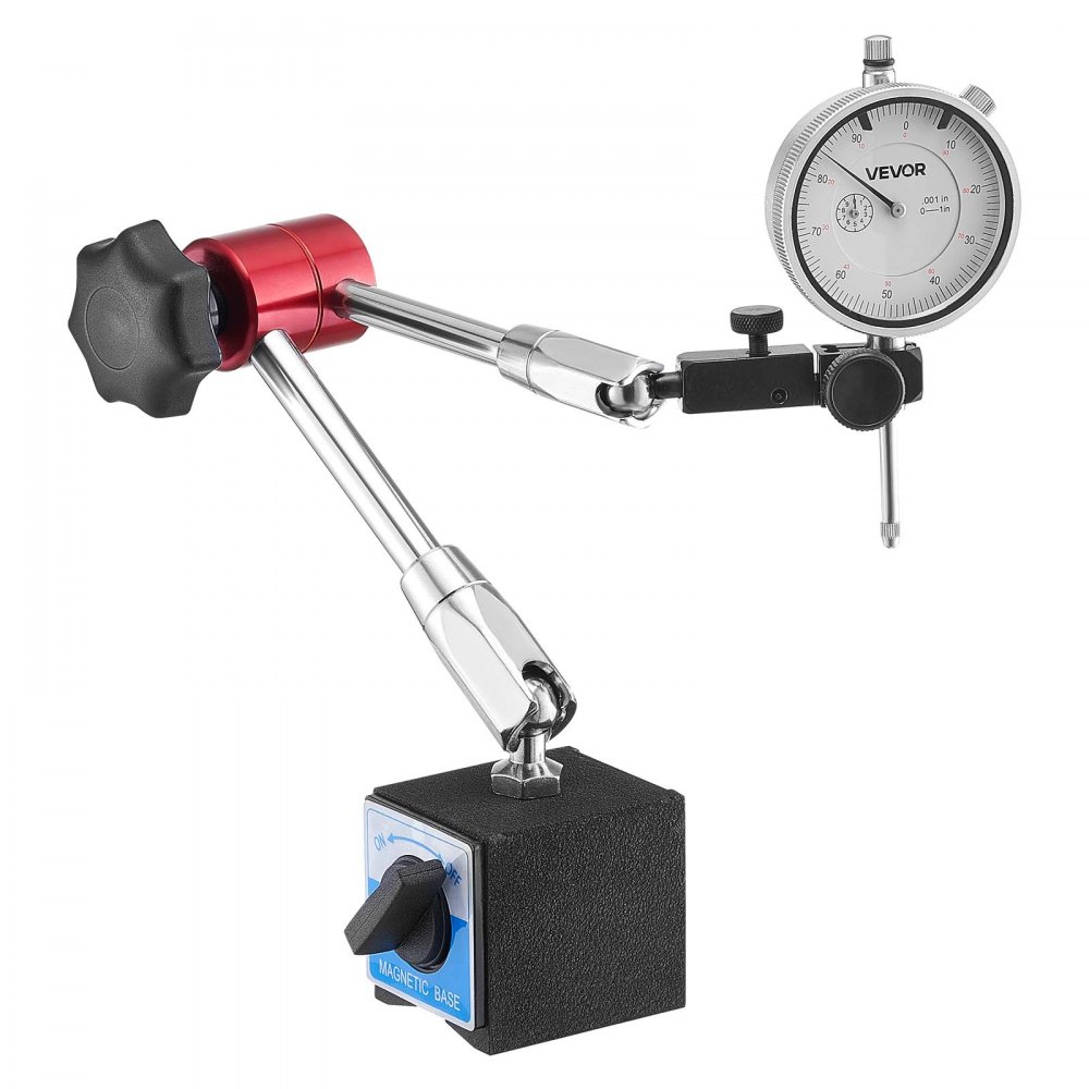 dial indikaator magnetilise alusega – Dial Indikaator Magnetilise Alusega (0-25,4 Mm, 0,03 Mm Täpsus)