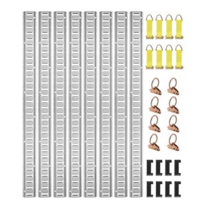 e-track kinnitusrööbaste komplekt 152,4 cm – E-Rööbaste Kinnitusrööbaste Komplekt (34 Tk, 152,4 cm, 1500 kg)