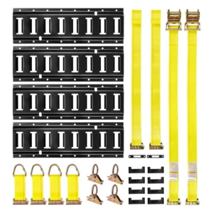 e-track kinnitusrööbaste komplekt – E-Track Kinnitusrööbaste Komplekt, 4 Tk 0,4 m, 1 226,8 kg Kandevõime