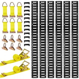e-track kinnitusrööbaste komplekt 1,5 m – E-track kinnitusrööbaste komplekt (6 tk, 1,5 m, 26 osa)