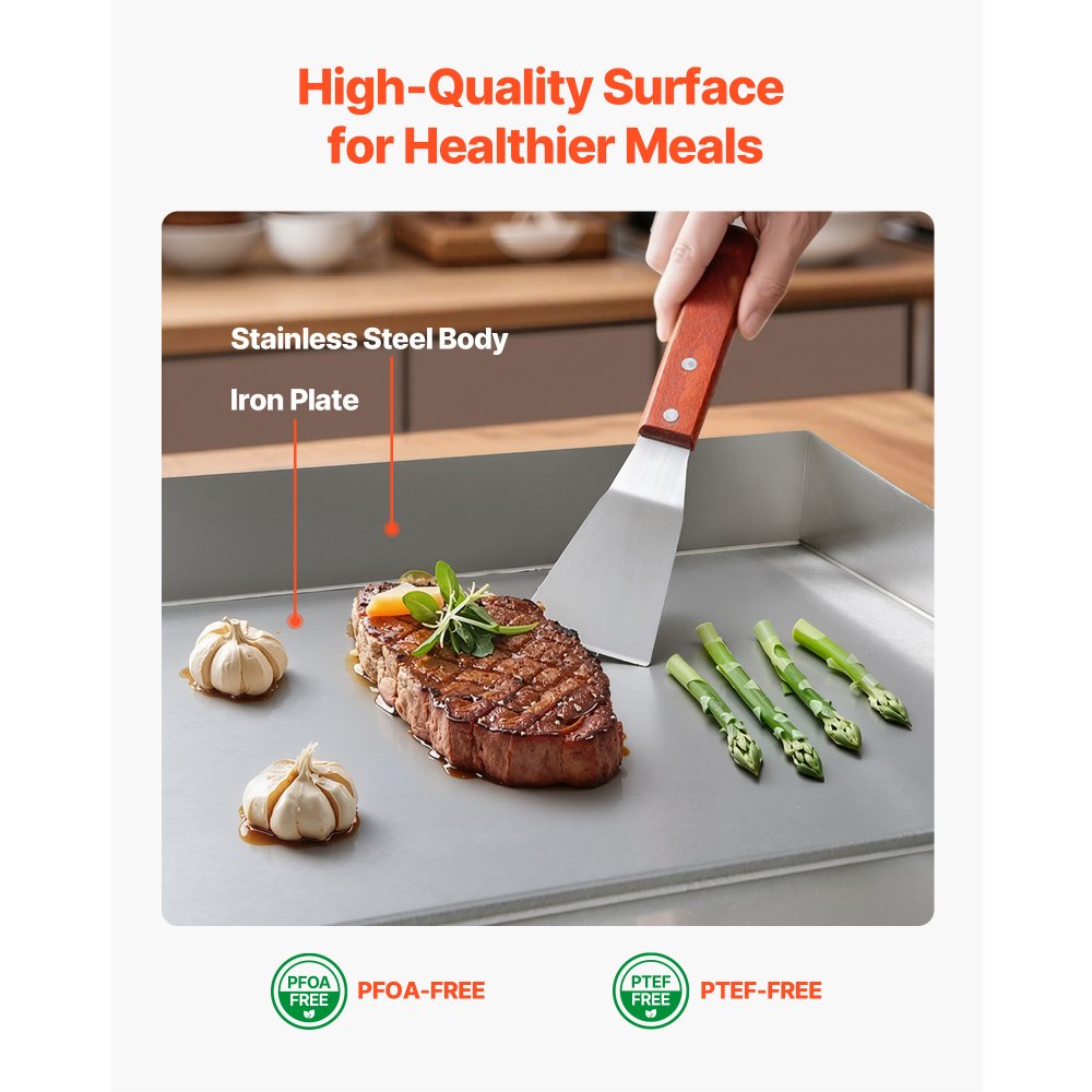 Elektriline grillplaat (355×300 mm, 2000 W, 50–300°C) – toote pilt 4
