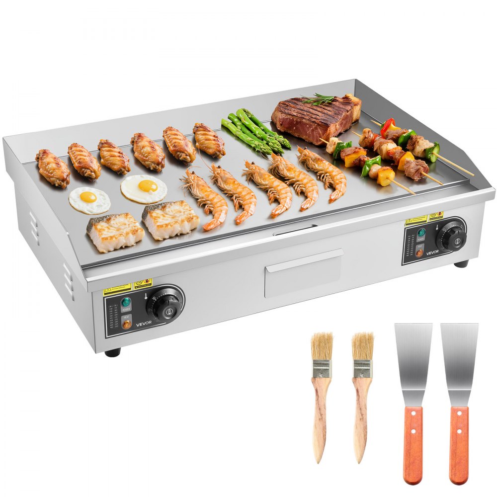 elektriline grillplaat 4400 W – Elektriline grillplaat (4400 W, 72,5×40 cm, roostevaba teras)